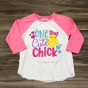 Easter baseball style shirt size 6-8